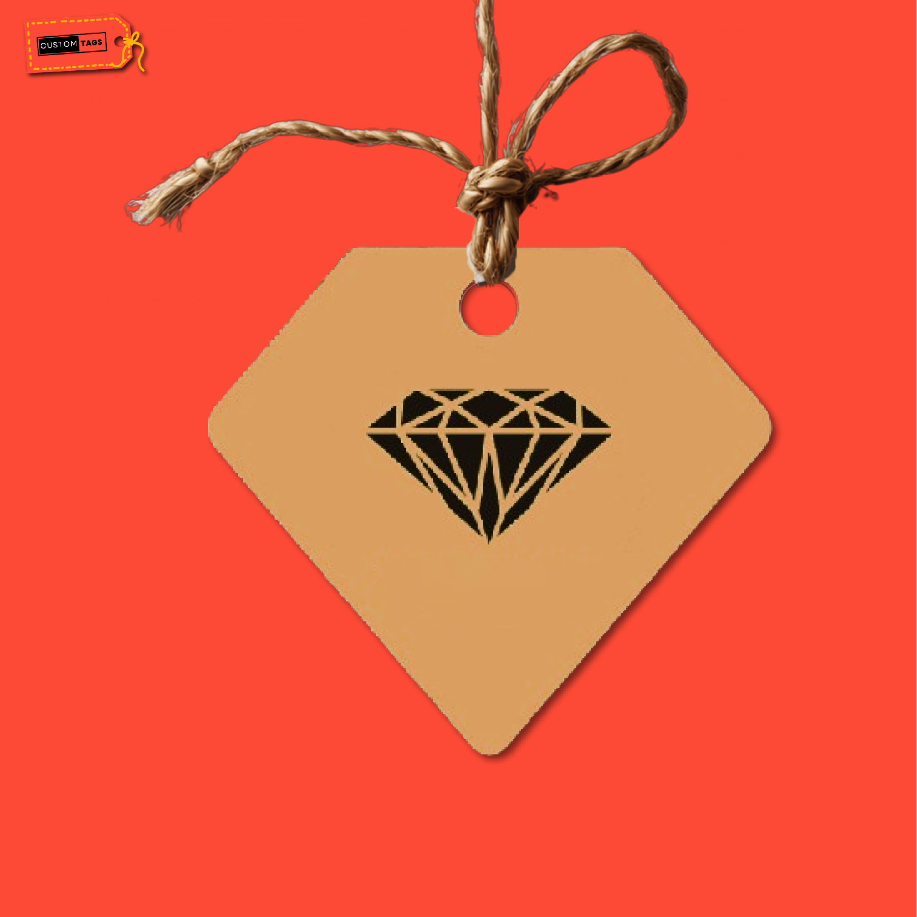 Custom Diamond Tags