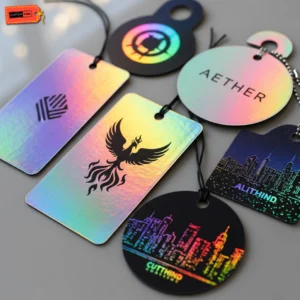 Custom Holographic Tags UK