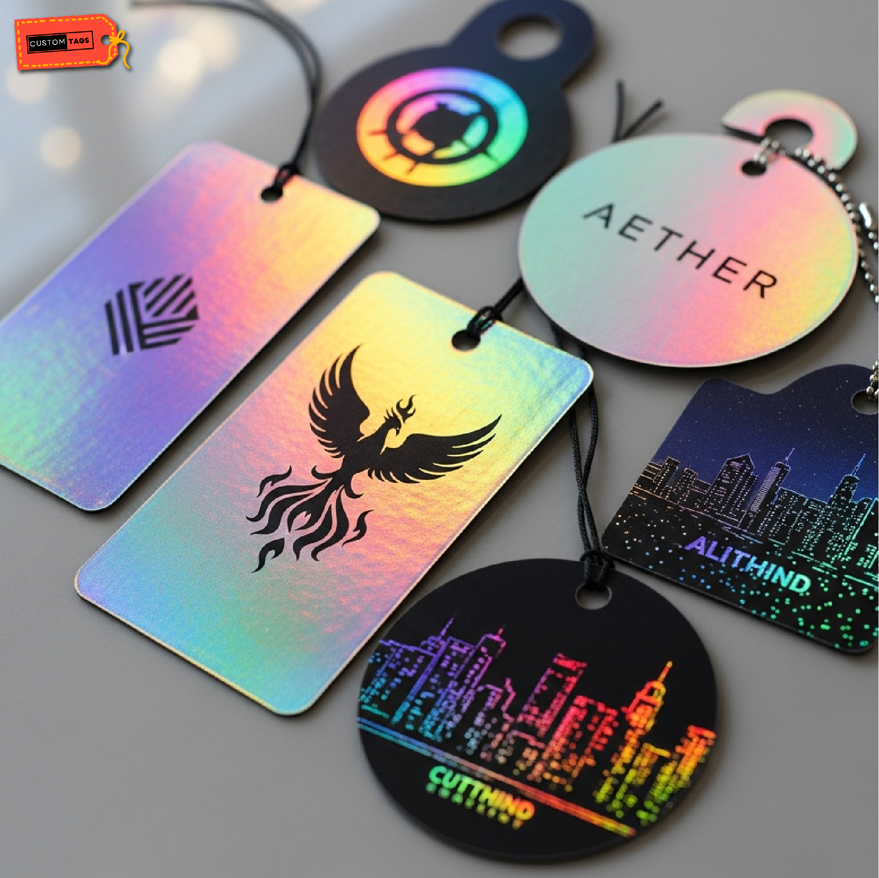 Custom Holographic Tags